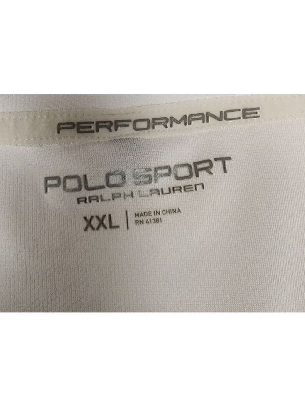 Polo Sport Ralph Lauren Short Sleeve Raglan T-Shirt XXL Color White - Picture 6 of 7